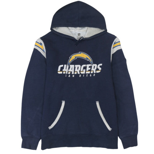 NFL San Diego Chargers Men’s Blue Pullover Hoodie Size L