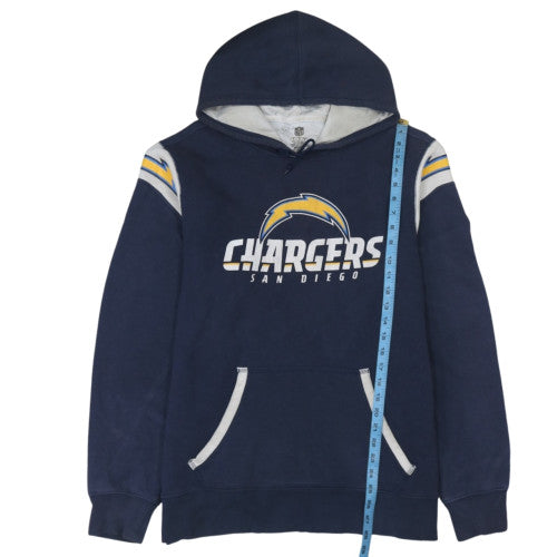 NFL San Diego Chargers Men’s Blue Pullover Hoodie Size L
