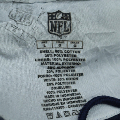 NFL San Diego Chargers Men’s Blue Pullover Hoodie Size L