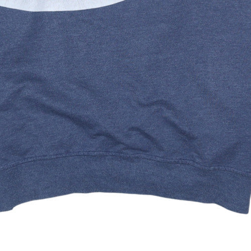 Coca-Cola Women's Blue Crew Neck Pullover Sweatshirt Size 16