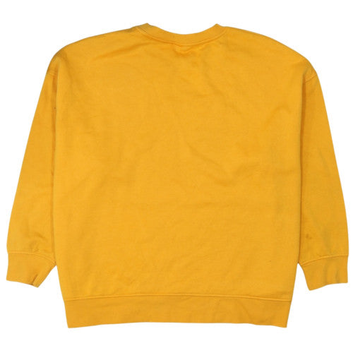 Disney Women's Yellow Mickey & Co Sweatshirt Size 2XL Cotton Blend