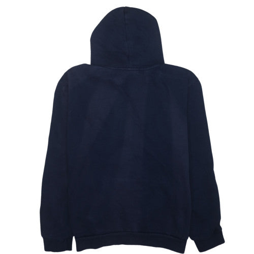 Puma Mens Blue Pullover Hoodie Size L Graphic Logo Sportswear
