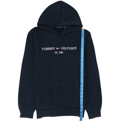 Tommy Hilfiger Men's Blue XL Pullover Hoodie Embroidered Logo
