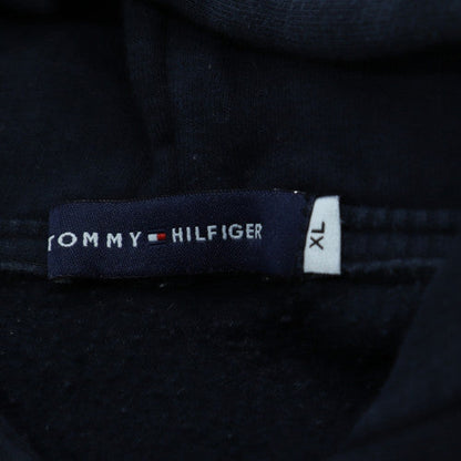Tommy Hilfiger Men's Blue XL Pullover Hoodie Embroidered Logo