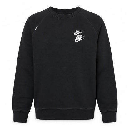 Nike Mens Black City Graphic Sweatshirt L Pullover Crew Neck