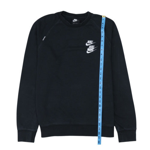 Nike Mens Black City Graphic Sweatshirt L Pullover Crew Neck