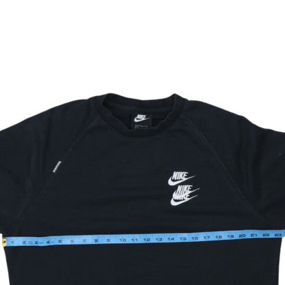 Nike Mens Black City Graphic Sweatshirt L Pullover Crew Neck