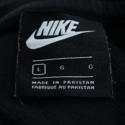 Nike Mens Black City Graphic Sweatshirt L Pullover Crew Neck