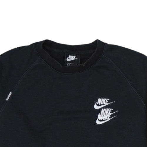 Nike Mens Black City Graphic Sweatshirt L Pullover Crew Neck