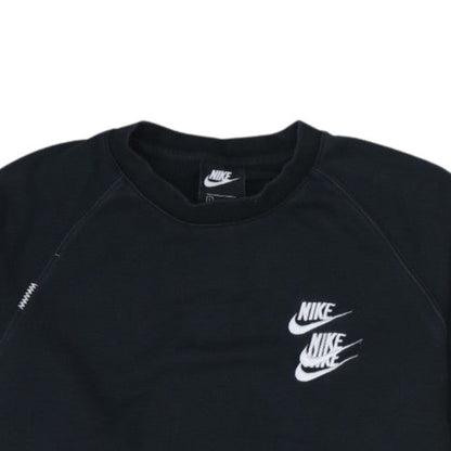 Nike Mens Black City Graphic Sweatshirt L Pullover Crew Neck