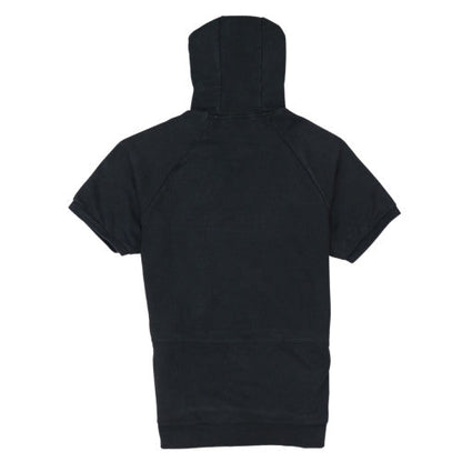Adidas Men's Black Short Sleeve Pullover Hoodie Size S