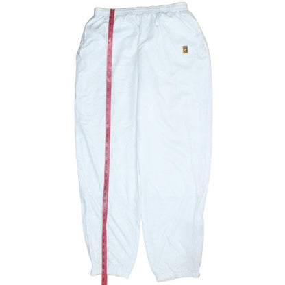 Nike Men's White Track Pants L Lightweight Woven Sports Trousers