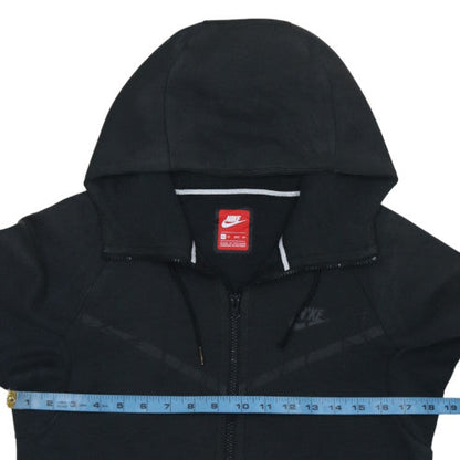 Nike Men's Black XS Full Zip Hoodie with Logo