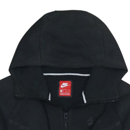 Nike Men's Black XS Full Zip Hoodie with Logo
