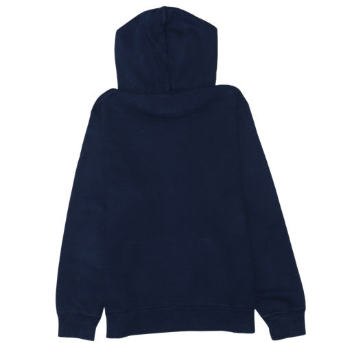 Nike Boys Navy Blue Pullover Hoodie XL 13-15 Years Cotton Blend Logo Hooded