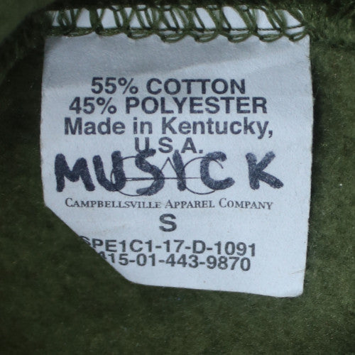 Campbellsville Mens Green USMC Pullover Sweatshirt Size S