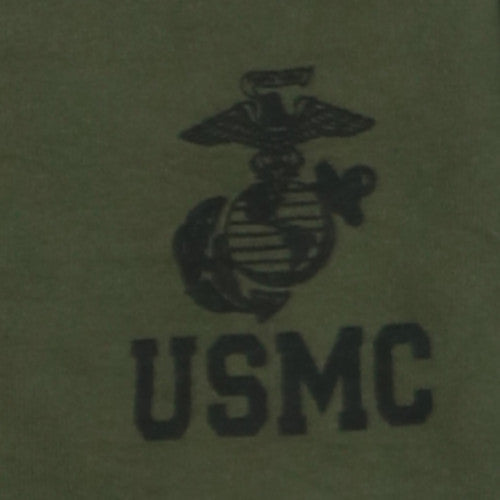Campbellsville Mens Green USMC Pullover Sweatshirt Size S