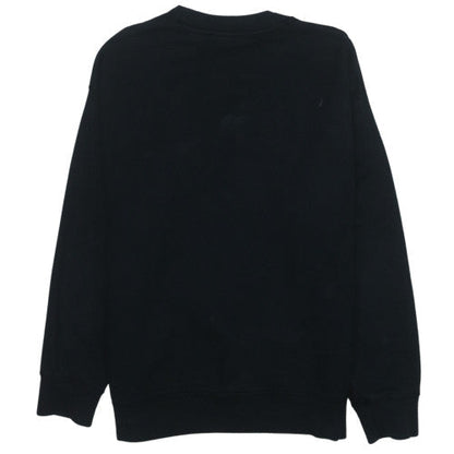 Levi's Men's Black Crew Neck Sweatshirt L Cotton Blend Classic Style