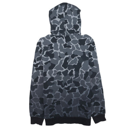 Adidas Men's Grey Camo Pullover Hoodie Sweatshirt Size S Classic Fit