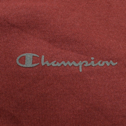 Champion Mens Red Crew Neck Pullover Sweatshirt Size L Classic Fit