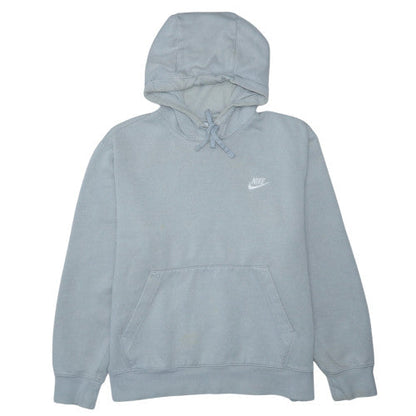 Nike Men's Grey Pullover Hoodie M Fleece Sweatshirt