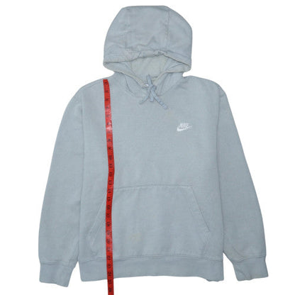 Nike Men's Grey Pullover Hoodie M Fleece Sweatshirt