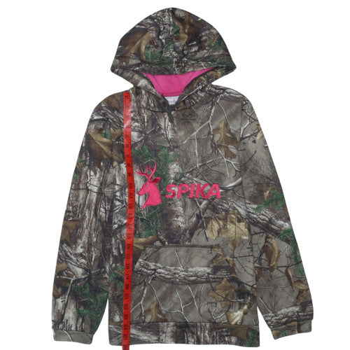 Spika Women's Camo Hoodie Size 14 Pullover Hooded Sweatshirt