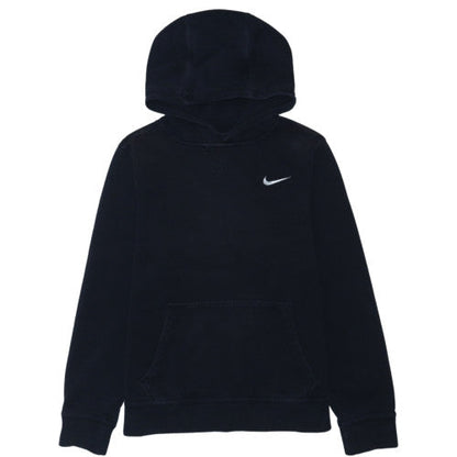 Nike Boys Black Pullover Hoodie 12-13 Years Fleece Lined Sportswear