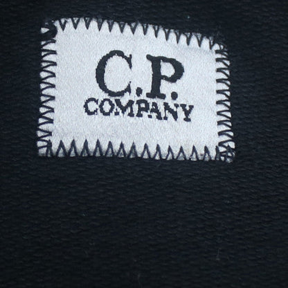 C.P. Company Men's Black XL Collared 1/2 Zip Cotton Sweatshirt