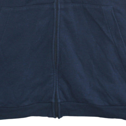 adidas Men's Blue 3XL Full Zip Hoodie Fleece Sportswear