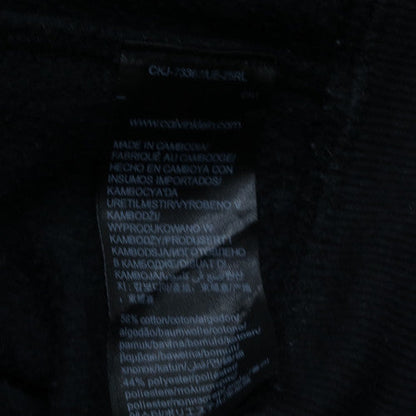 Calvin Klein Jeans Men's Black Full Zip Hoodie Size M Cotton Blend