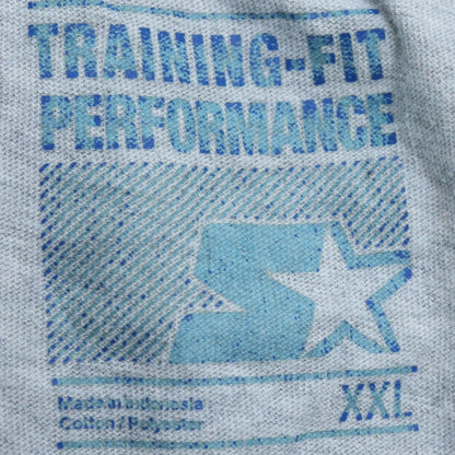 Starter Men's Grey XXL Training-Fit Performance Sports T-Shirt