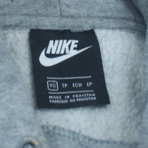 Nike Men's Grey XS Pullover Hoodie Fleece Regular Fit