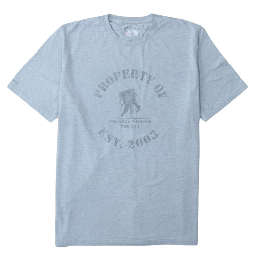 Under Armour Men's Grey XL Loose Fit Wounded Warrior T-Shirt