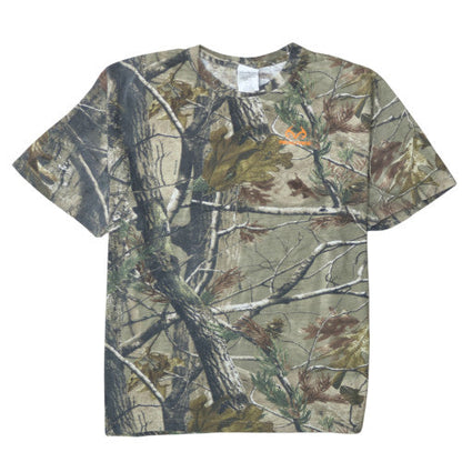 Realtree Men’s 2XL Camouflage Short Sleeve Crew Neck Cotton T-Shirt