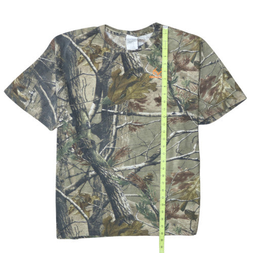 Realtree Men’s 2XL Camouflage Short Sleeve Crew Neck Cotton T-Shirt