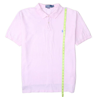 Ralph Lauren Men’s Pink 2XL Classic Cotton Polo Shirt