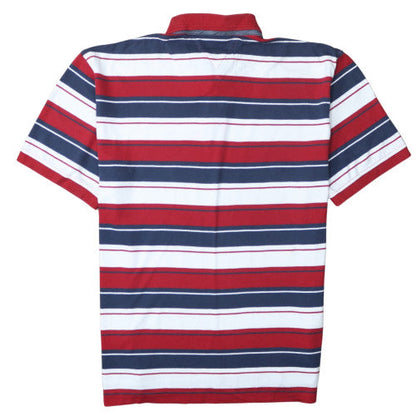 Tommy Hilfiger Men's Multicoloured Striped Polo Shirt 2XL