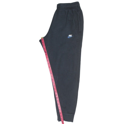Nike Men's Black Fleece Sweatpants L Tapered Fit Activewear