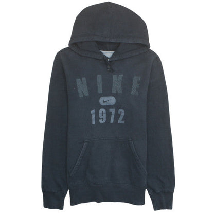 Nike Men's Black Pullover Hoodie S Logo Sports Fleece Sweatshirt