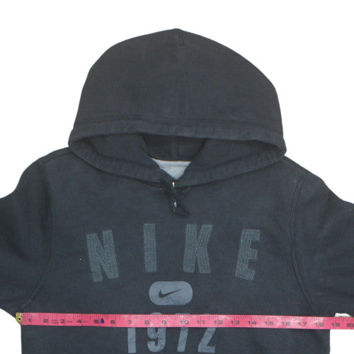 Nike Men's Black Pullover Hoodie S Logo Sports Fleece Sweatshirt