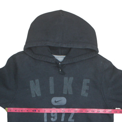 Nike Men's Black Pullover Hoodie S Logo Sports Fleece Sweatshirt