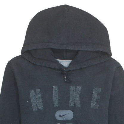 Nike Men's Black Pullover Hoodie S Logo Sports Fleece Sweatshirt