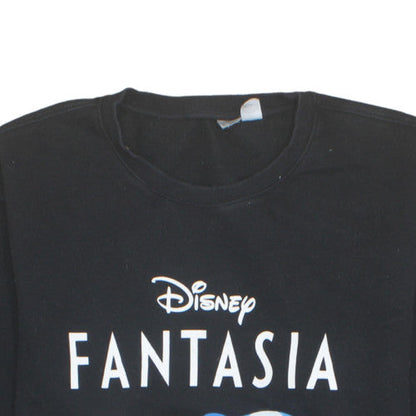 Disney Fantasia Mickey Mouse Black XL Unisex Pullover Sweatshirt