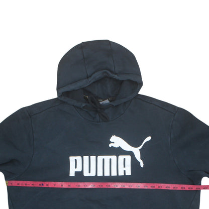 Puma Men’s Blue 2XL Pullover Hoodie Logo Fleece Sweatshirt