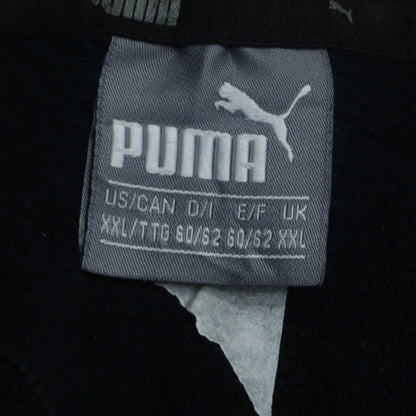 Puma Men’s Blue 2XL Pullover Hoodie Logo Fleece Sweatshirt