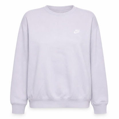 Nike Women’s Lilac Crew Neck Sweatshirt L Cotton Blend Casual