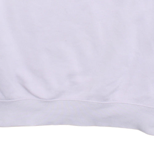 Nike Women’s Lilac Crew Neck Sweatshirt L Cotton Blend Casual
