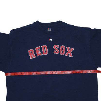 Majestic Men's Blue Boston Red Sox 2XL Short Sleeve T-Shirt