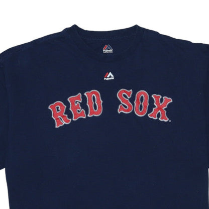 Majestic Men's Blue Boston Red Sox 2XL Short Sleeve T-Shirt